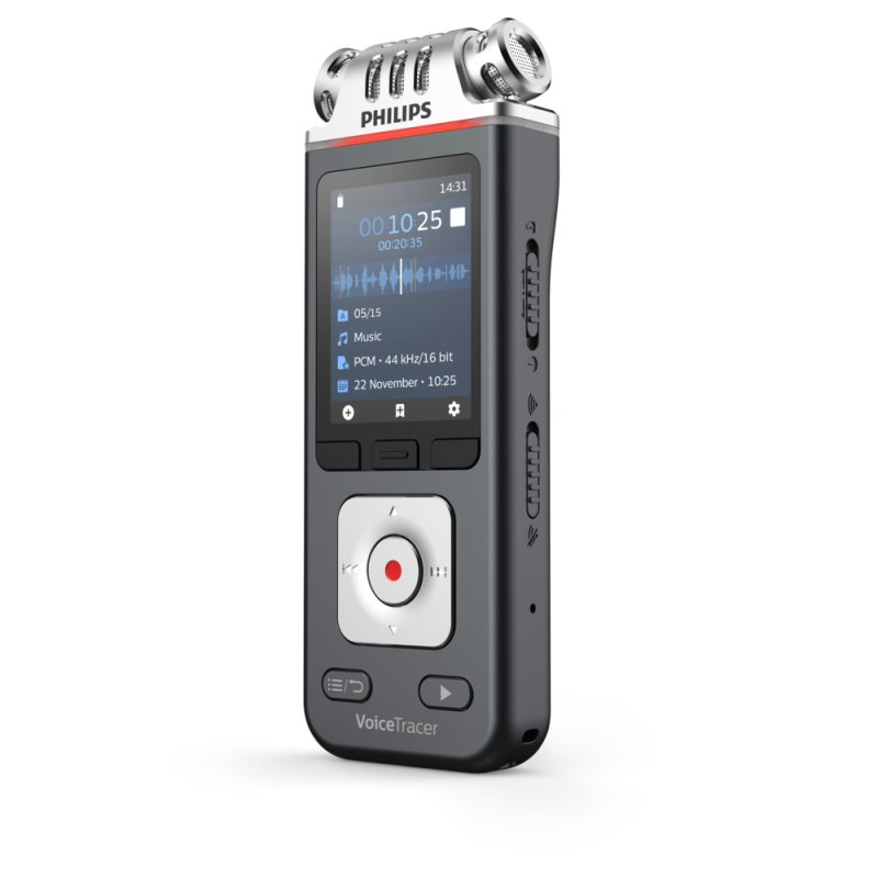 Philips VoiceTracer Noir, Gris