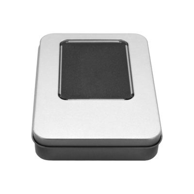 MediaRange BOX902 Boîte de rangement Rectangulaire Aluminium, Plastique, Acier Argent