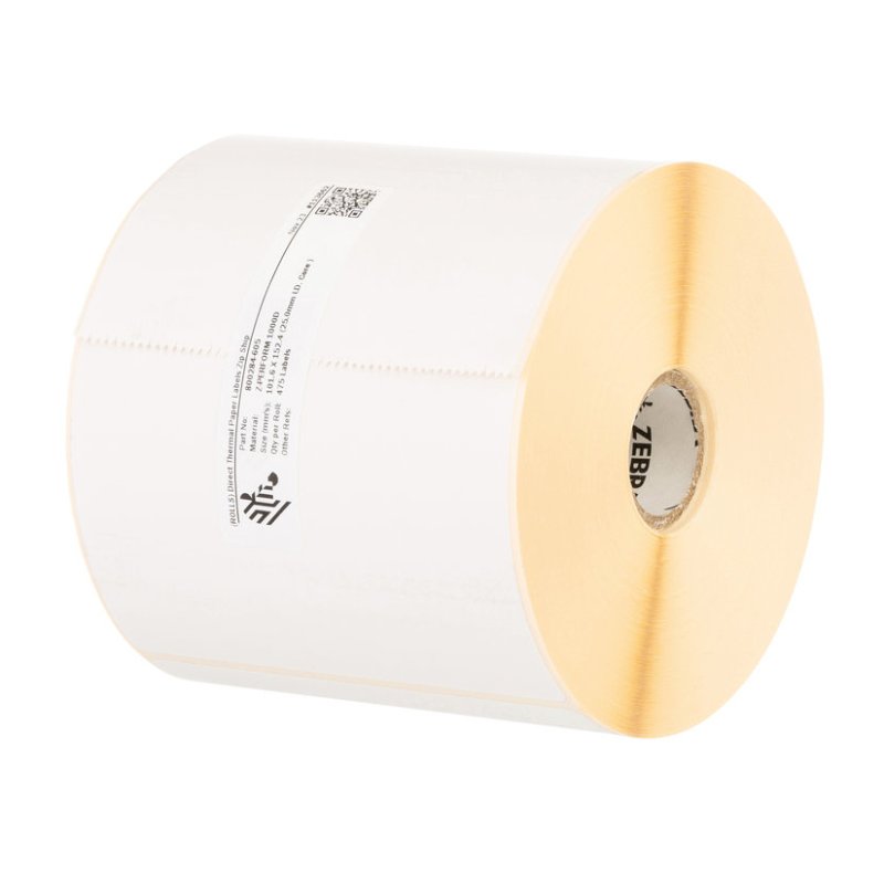 Zebra Z-Perform 1000D Blanc Perm Adhesive