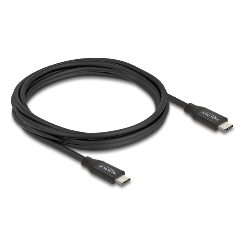 Delock Koaxiales USB 20 Gbps Kabel USB PD 3.0 60 W 3 m