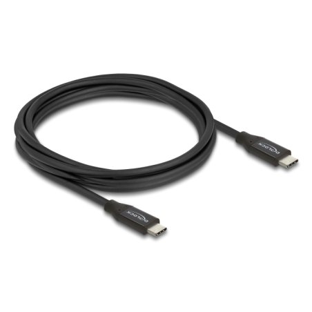 DeLOCK Coaxial USB 20 Gbps cable USB PD 3.0 60 W 3 m