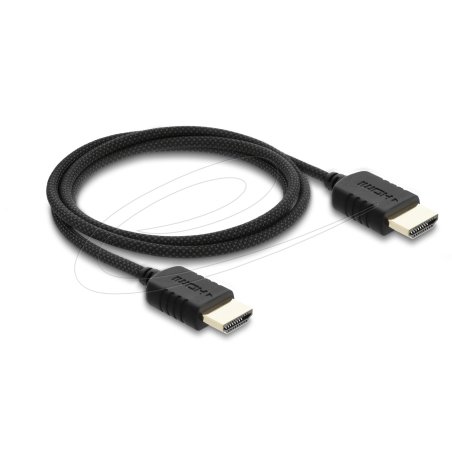 Delock Koaxiales High Speed HDMI Kabel 8K 60 Hz 48 Gbps mit Geflechtmantel 1 m