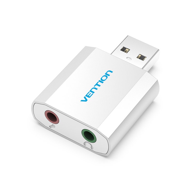 Carte son externe USB Vention (Argent)