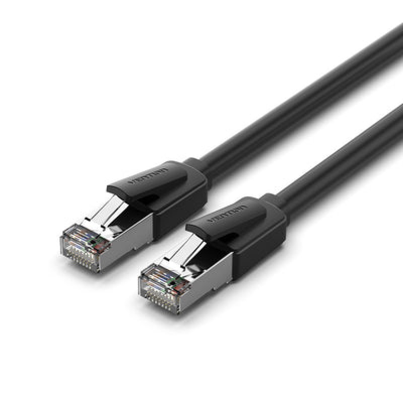 Vention IKKBF câble de réseau Noir 1 m Cat8 S/FTP (S-STP)