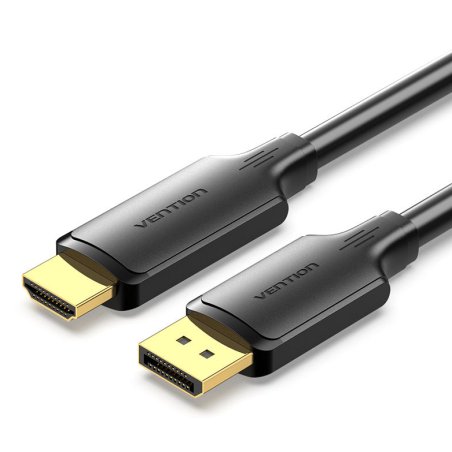 Vention HFOBF câble vidéo et adaptateur 1 m HDMI Type A (Standard) DisplayPort Noir