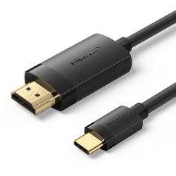 Cable Adaptateur Vention USB-C vers HDMI M/M 1m (Noir)