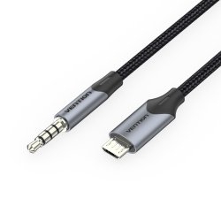 Vention BDGBH audio cable 2 m 3.5mm Grey