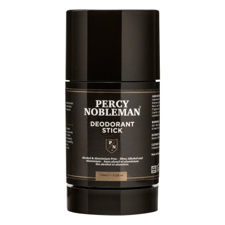 Percy Nobleman Natural Deodorant Stick Signature Scented Men's Deodorant with Aloe Vera and Witch Hazel Blend Aluminium