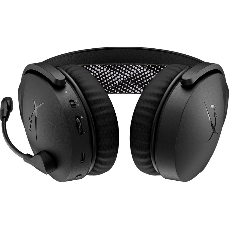 HyperX Cloud Jet Noir - Casque Gamer sans fil - Connexion Bluetooth & 2,4 GHz, M