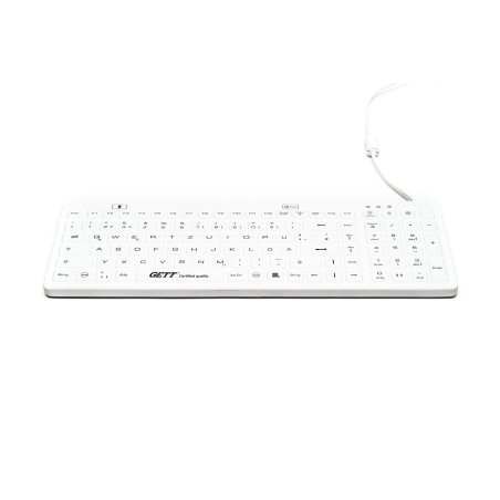 GETT KG24229 clavier Médical USB Allemand Blanc