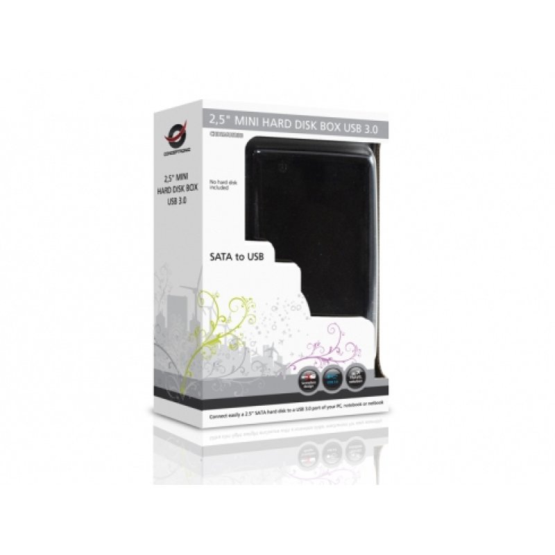 2,5" Conceptronic CHD2MUSB3B 2,5-Zoll-Festplattenbox USB 3.0