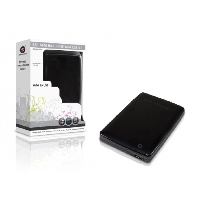 2,5" Conceptronic CHD2MUSB3B 2,5-Zoll-Festplattenbox USB 3.0