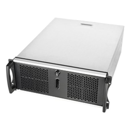 Chenbro RM41300 network equipment chassis 4U Black, Silver