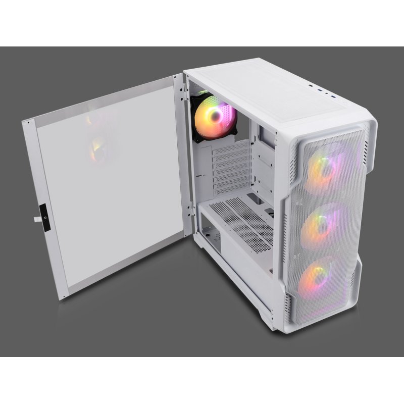 Nanoxia DS-9ARGB-W unité centrale Midi Tower Blanc