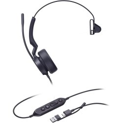 Yealink Headset UH44 Mono USB-C/A