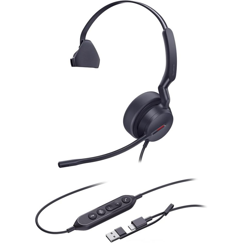 Yealink Headset UH44 Mono USB-C/A