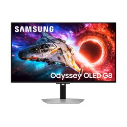 Samsung G80SH écran plat de PC 81,3 cm (32") 3840 x 2160 pixels 4K Ultra HD OLED Argent