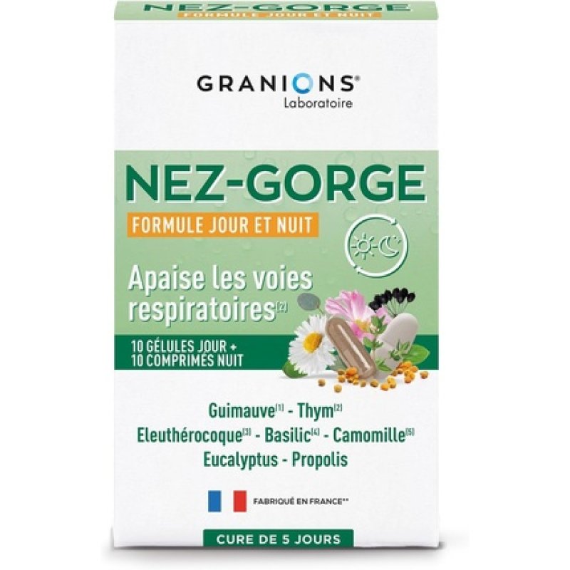 Granions Nose Throat Day Formula Soothes Throat and Improves Comfort