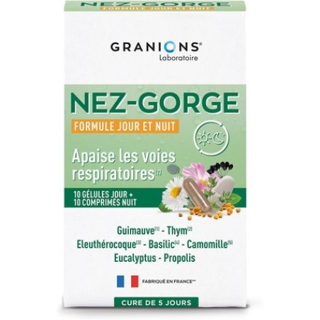 Granions Nose Throat Day Formula Soothes Throat and Improves Comfort