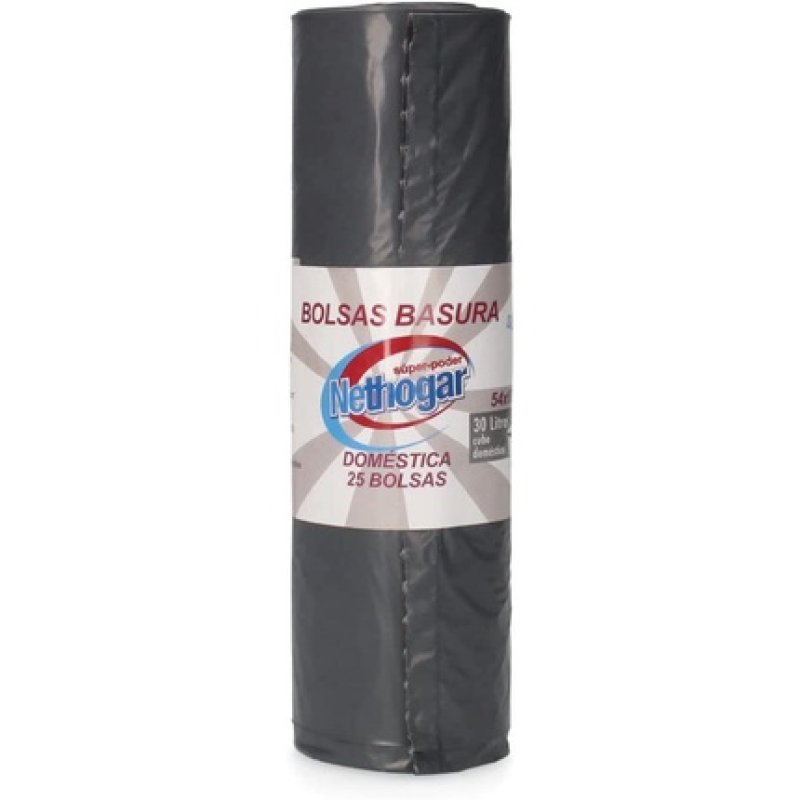 Dometric Waste Bag 30 L Pack Of 25 Gray 54 X 60 Cm
