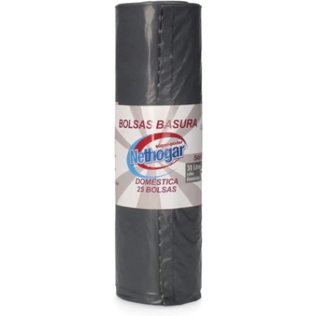 Dometric Waste Bag 30 L Pack Of 25 Gray 54 X 60 Cm