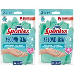 Spontex Second Skin Latex-Free Household Gloves Made of Nitrile Mix