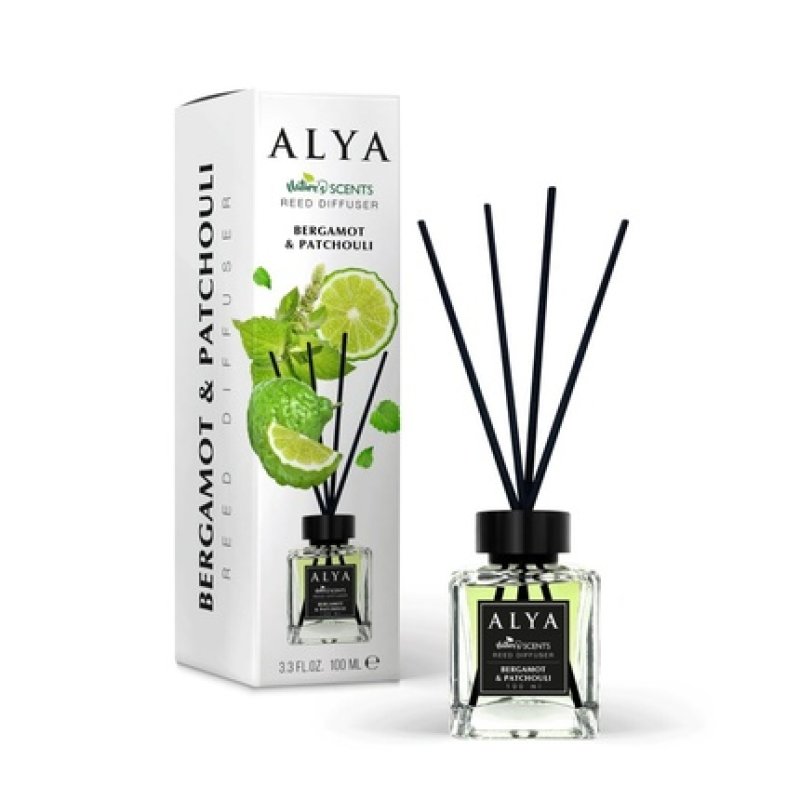 Alya Room Freshener Bergamot & Patchouli Reed Diffuser - 100ml