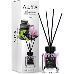Alya Nature's Scents Spa Reed Diffuser 3.3 Fl Oz 100ml with Black Reeds