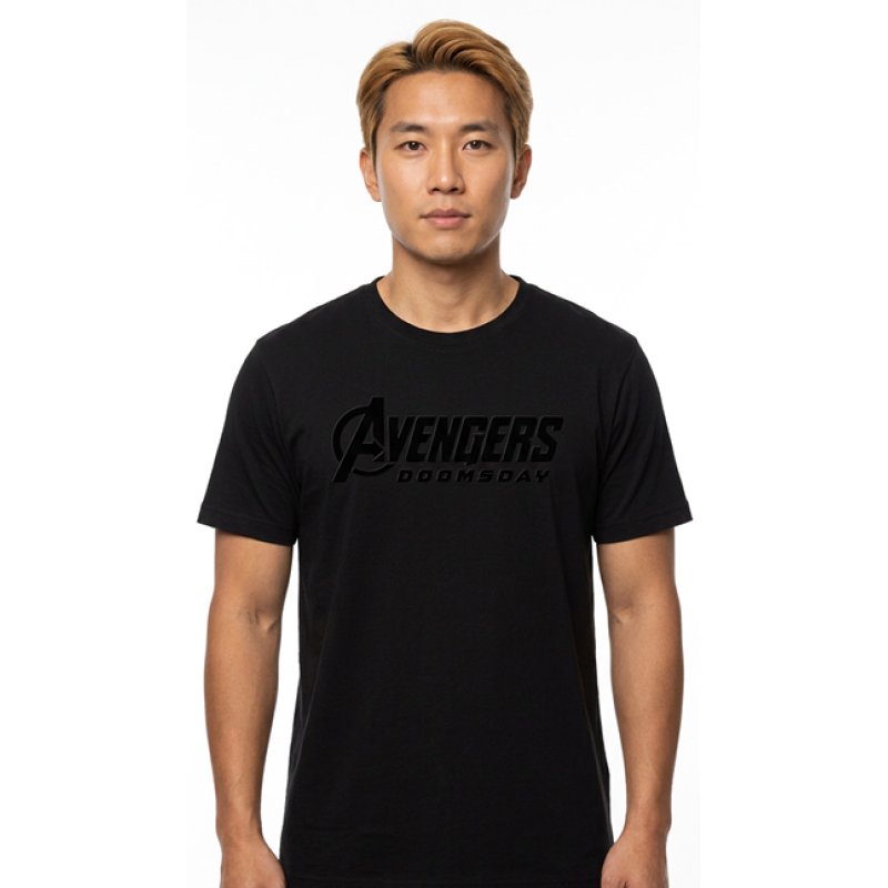AVENGERS DOOMSDAY - 3D Logo - T-Shirt Homme (XXL)