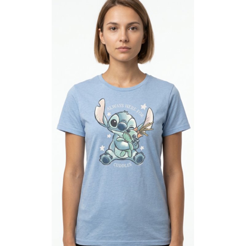 LILO & STITCH - Always here for cuddles - T-Shirt Femme (XXL)