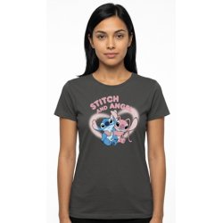 LILO & STITCH - Stitch & Angel - T-Shirt Femme (S)