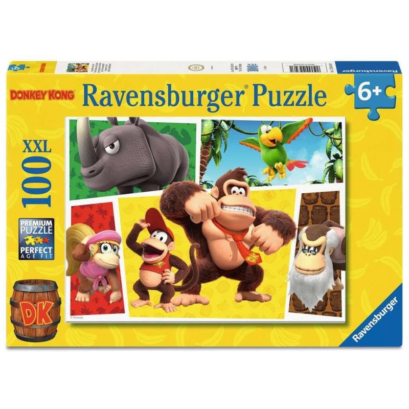 Kinderpuzzle Nintendo Super Mario - Die Affen sind los! (100 Teile)