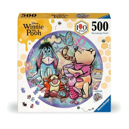 WINNIE L'OURSON - Photo parfaite - Puzzle Rond 500p