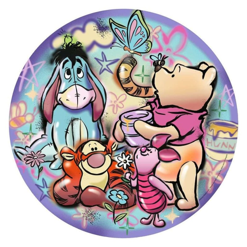 WINNIE L'OURSON - Photo parfaite - Puzzle Rond 500p