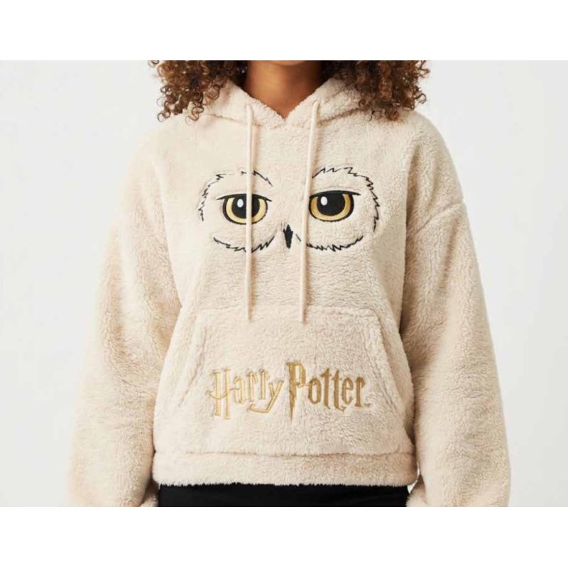 HARRY POTTER - Hedwige - Hoodie Sherpa (S)