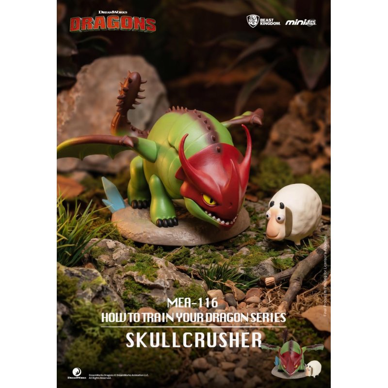 DRAGON - Set 6 Figurine 8.9cm
