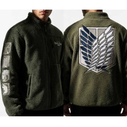 L'ATTAQUE DES TITANS - Survey Corps - Veste Polaire Sherpa (XL)