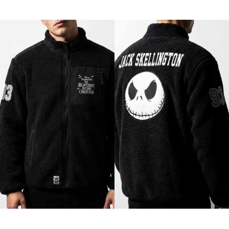 DISNEY - Jack Skellington - Veste Polaire Sherpa (XXL)
