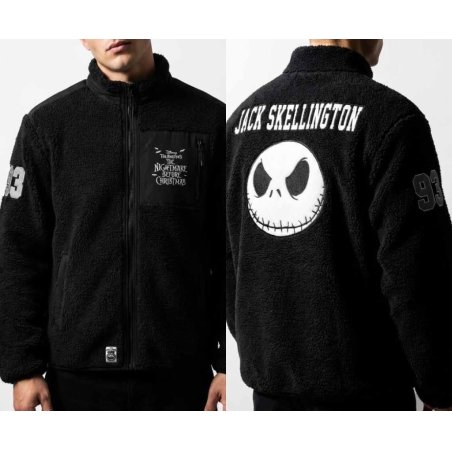 DISNEY - Jack Skellington - Veste Polaire Sherpa (L)