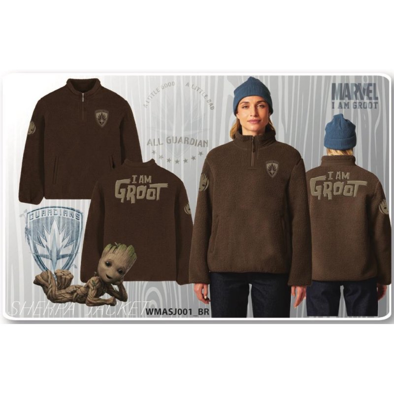 MARVEL - I am Groot - Veste Polaire Sherpa (M)