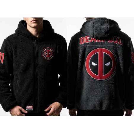 MARVEL - Deadpool - Veste Polaire Sherpa (L)