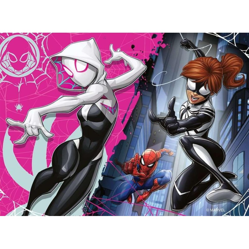 MARVEL - 4 Puzzle 12/16/20/24P - Spider-man