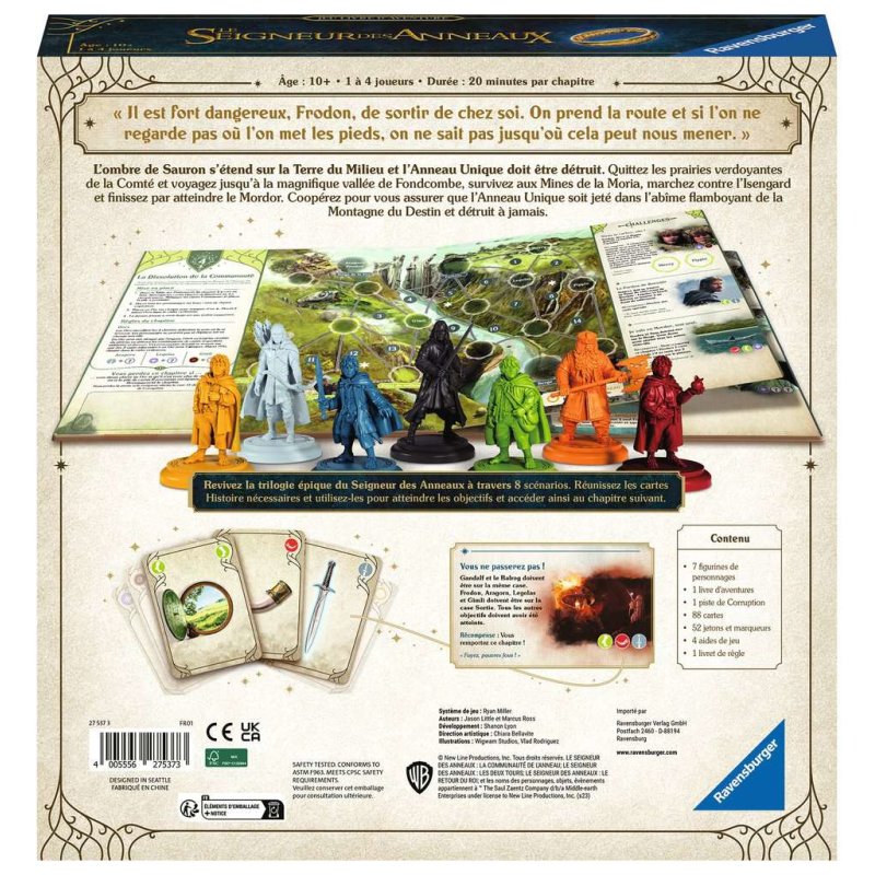Ravensburger Spiel Herr der Ringe 20 min Jeu de société Fête
