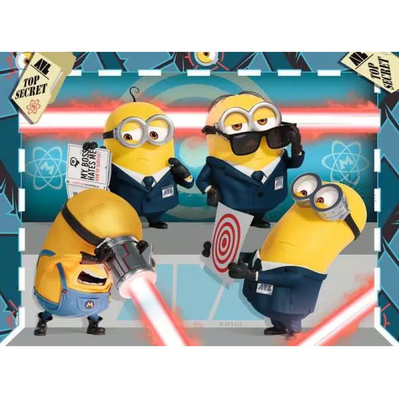 MOI MOCHE ET MECHANT 4 - 4 Puzzle 12/16/20/24P - Minions