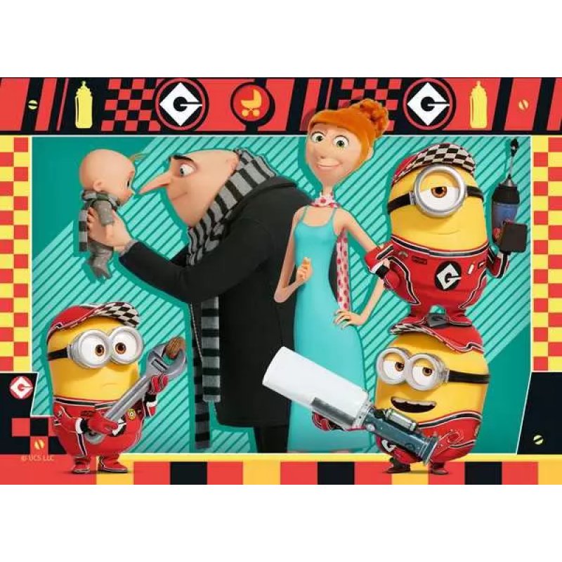 MOI MOCHE ET MECHANT 4 - 4 Puzzle 12/16/20/24P - Minions