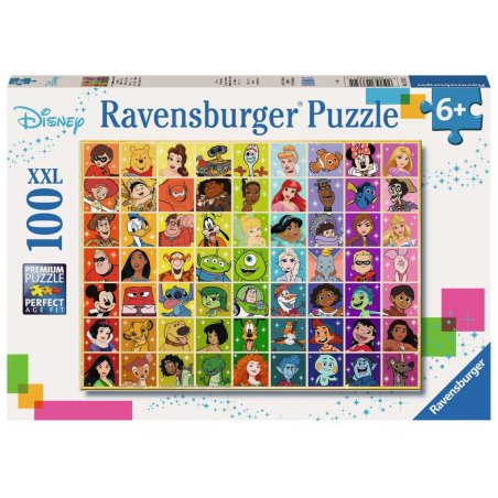Ravensburger Puzzle 100 p XXL - La palette de couleurs Disney