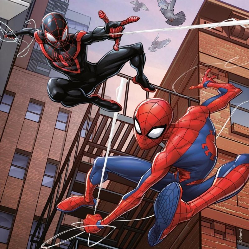 Ravensburger Puzzles 3x49 p - Spider-man en action