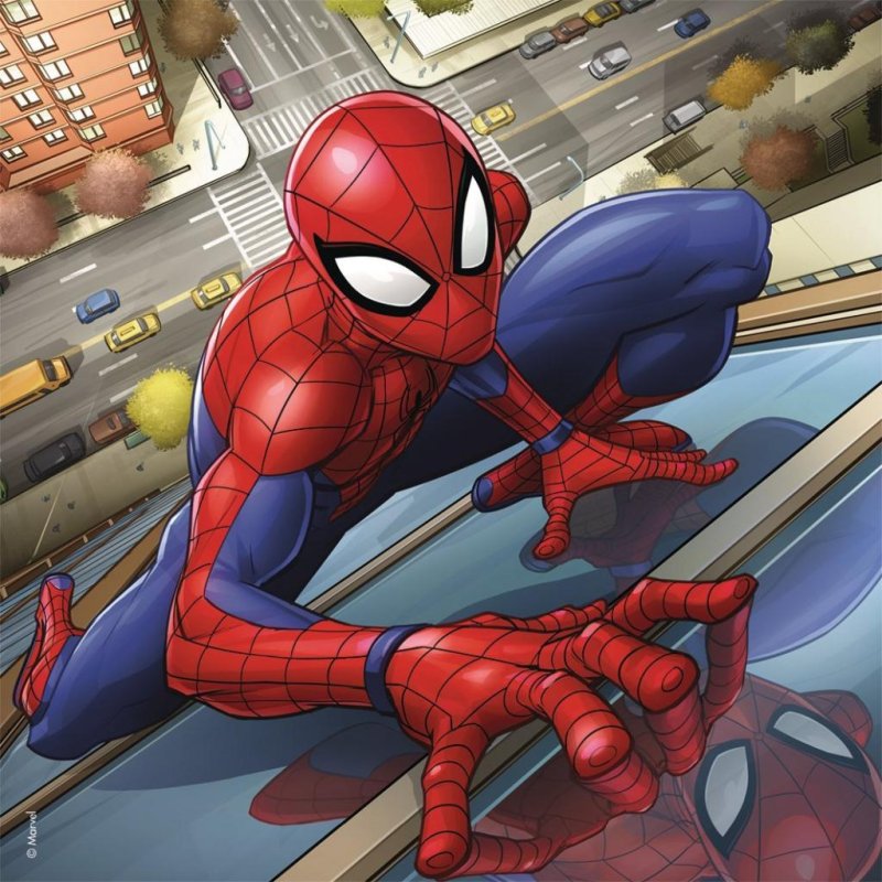 Ravensburger Puzzles 3x49 p - Spider-man en action