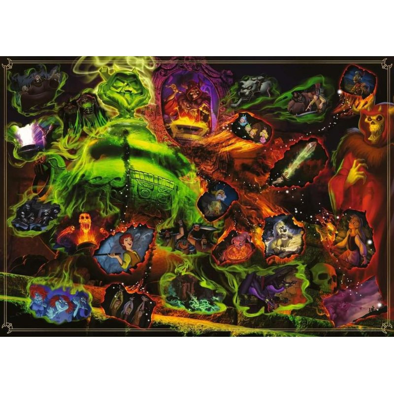 DISNEY - Puzzle Villainous 1000P - Seigneur des Ténèbres