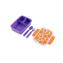 iTotal - Lunch Box with Cutlery - Basketball (ID2024)